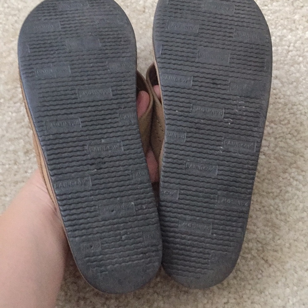 Premier Leather Double Layer Rainbow Sandals. - image 4